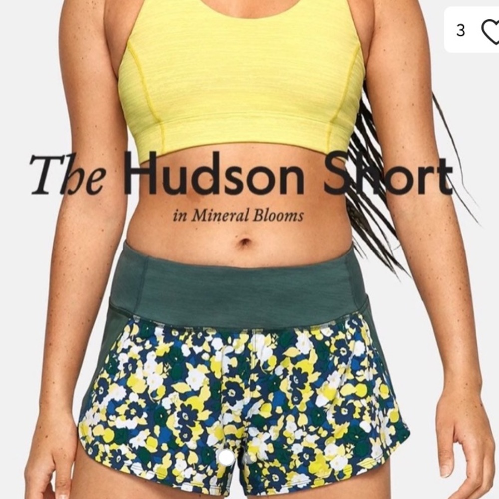 Outdoor Voices Hudson shorts in Mineral Bloom